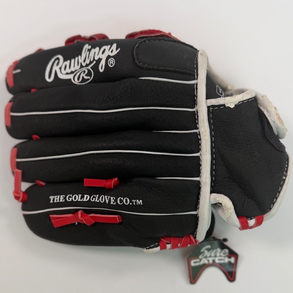 Rawlings Sure Catch 11 Inch Youth Baseball Glove Bryce Harper MPL110BH Black Red